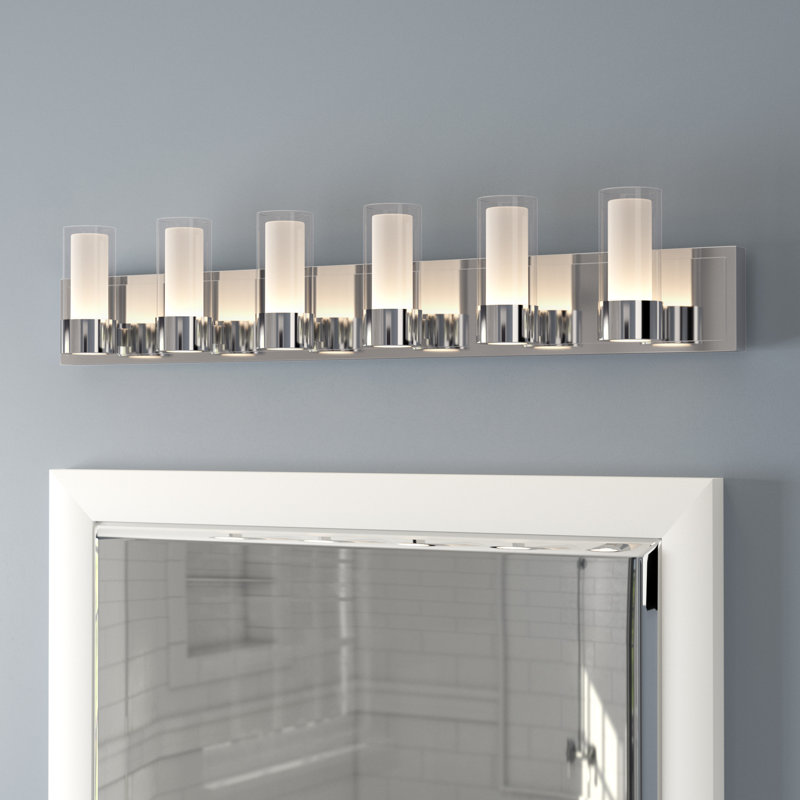 Orren Ellis Hamilton 6Light Vanity Light & Reviews Wayfair